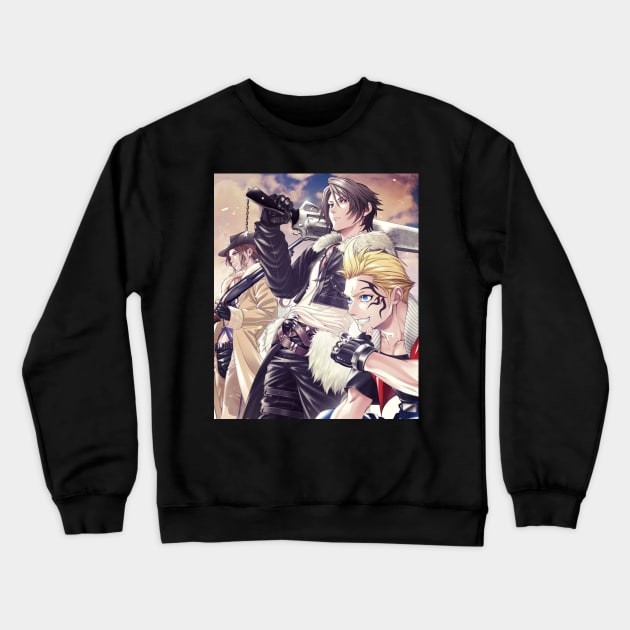 Fantasy Mercenaries Crewneck Sweatshirt by SkyfrNight